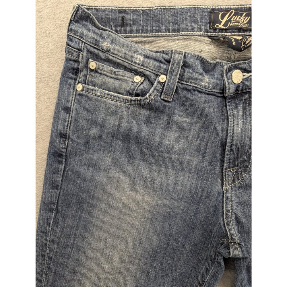 Lucky Brand Bartlett Sweet N Low Jeans Womens 10 Blue Bootcut Stretch 30x28 - Picture 2 of 15